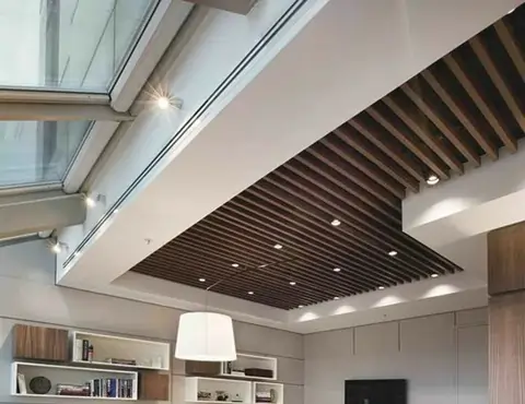 Aluminum GI Baffle Ceiling